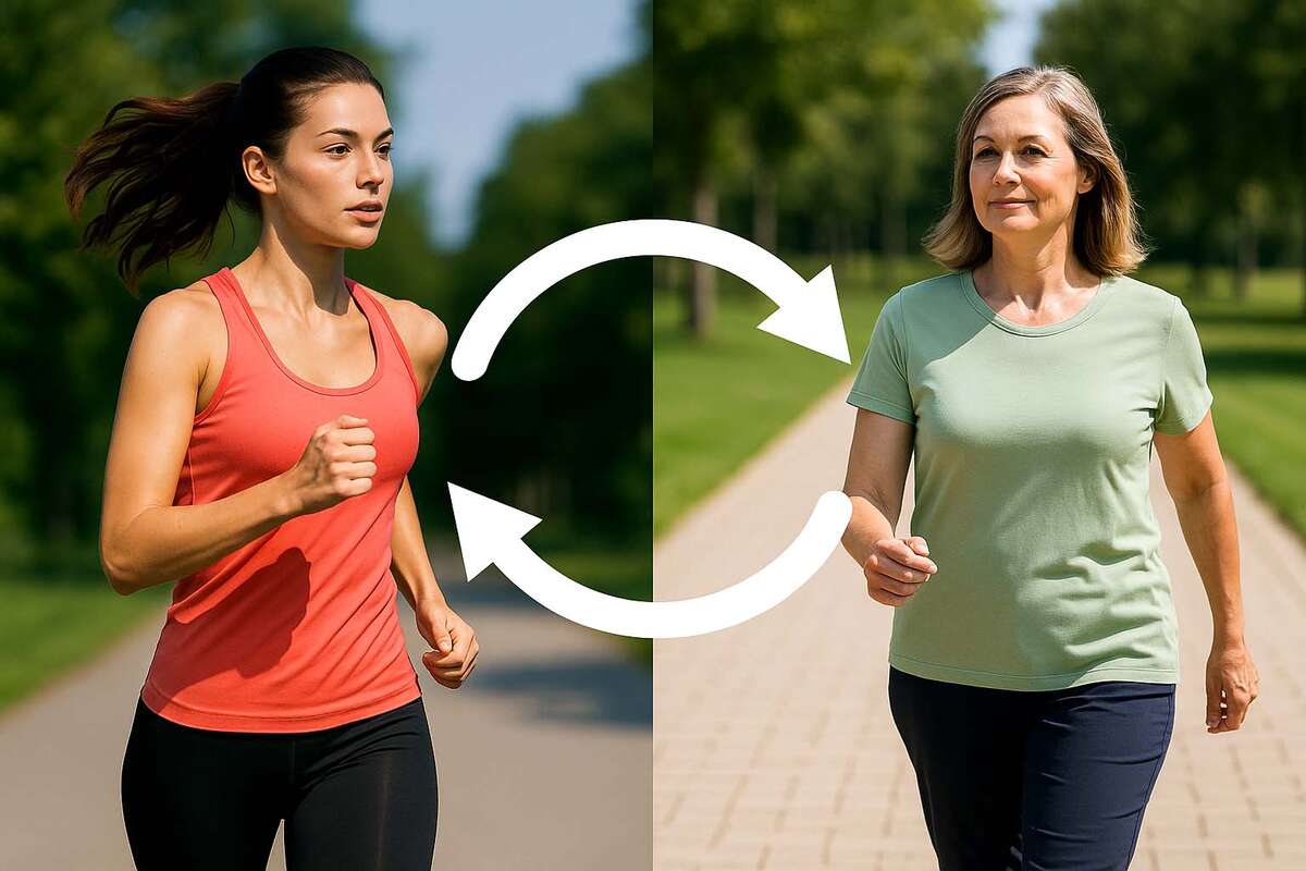 walking or running