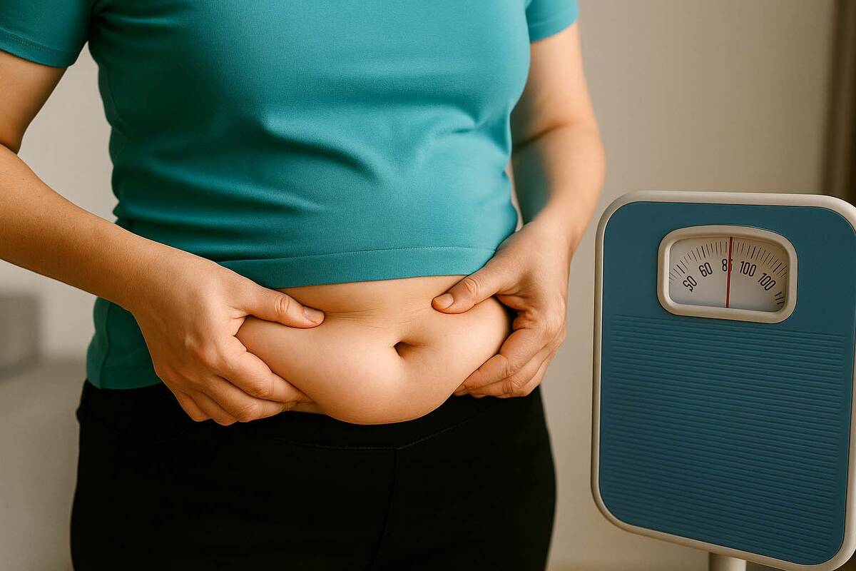 hormonal belly symptoms