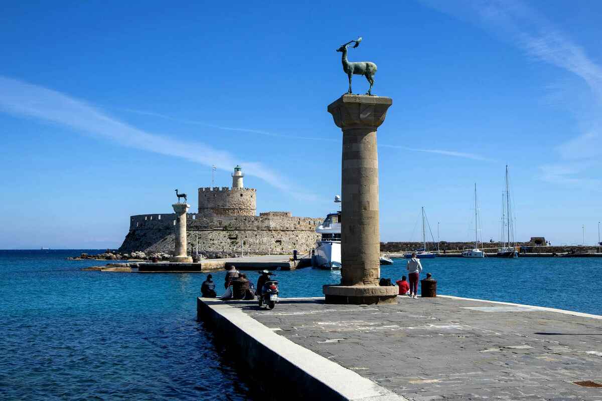rhodes harbour